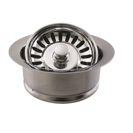 Westbrass InSinkErator Style Disposal Flange and Strainer in Satin Nickel D2089SEV-07